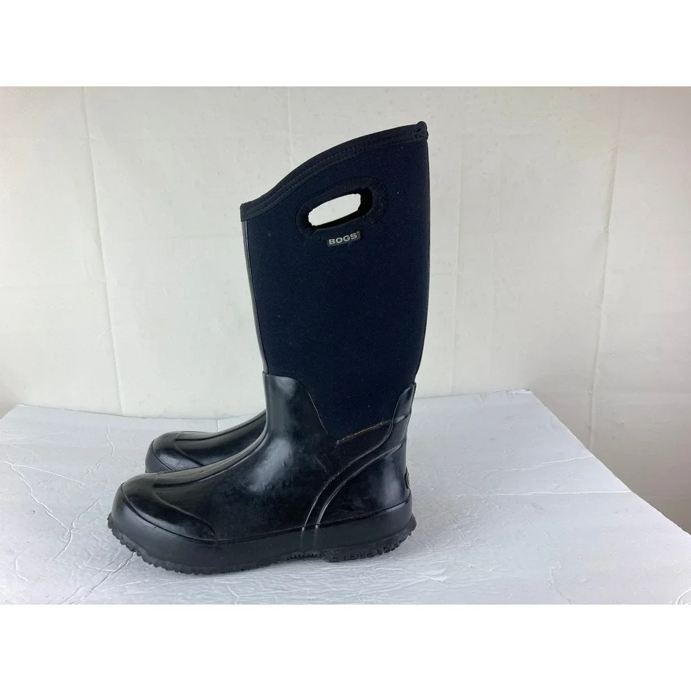 Bogs Womens 8 Black Waterproof Insulated Snow Rain Boots Farm Mud Gorpcore Work
